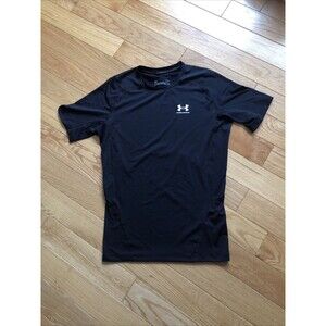 Under Armour Black Mesh Type Performance  T-Shirt Large